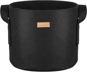 10 Pack 7 Gallon Plant Grow Bags, Breathable Felt Non-Woven Aeration Fabric Plant Grow Pots, Garden Planting Containers Planters for Flowers and Plants with Handles (13.8 * 11.8inch)