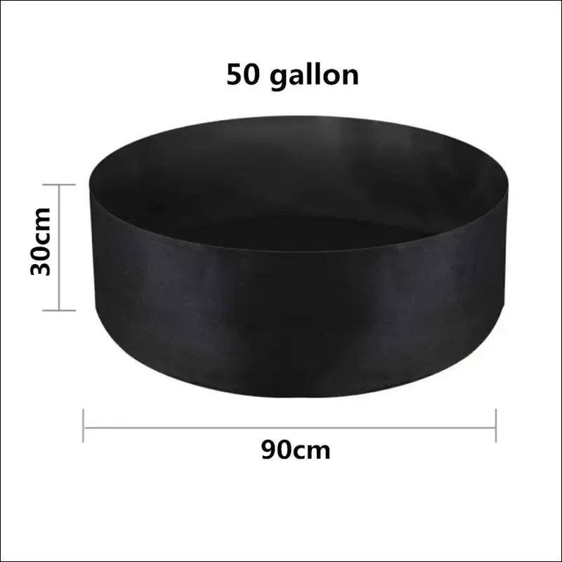 10/40/50/100 gallons fabric garden raised bed round planting container grow bags fabric planter pot