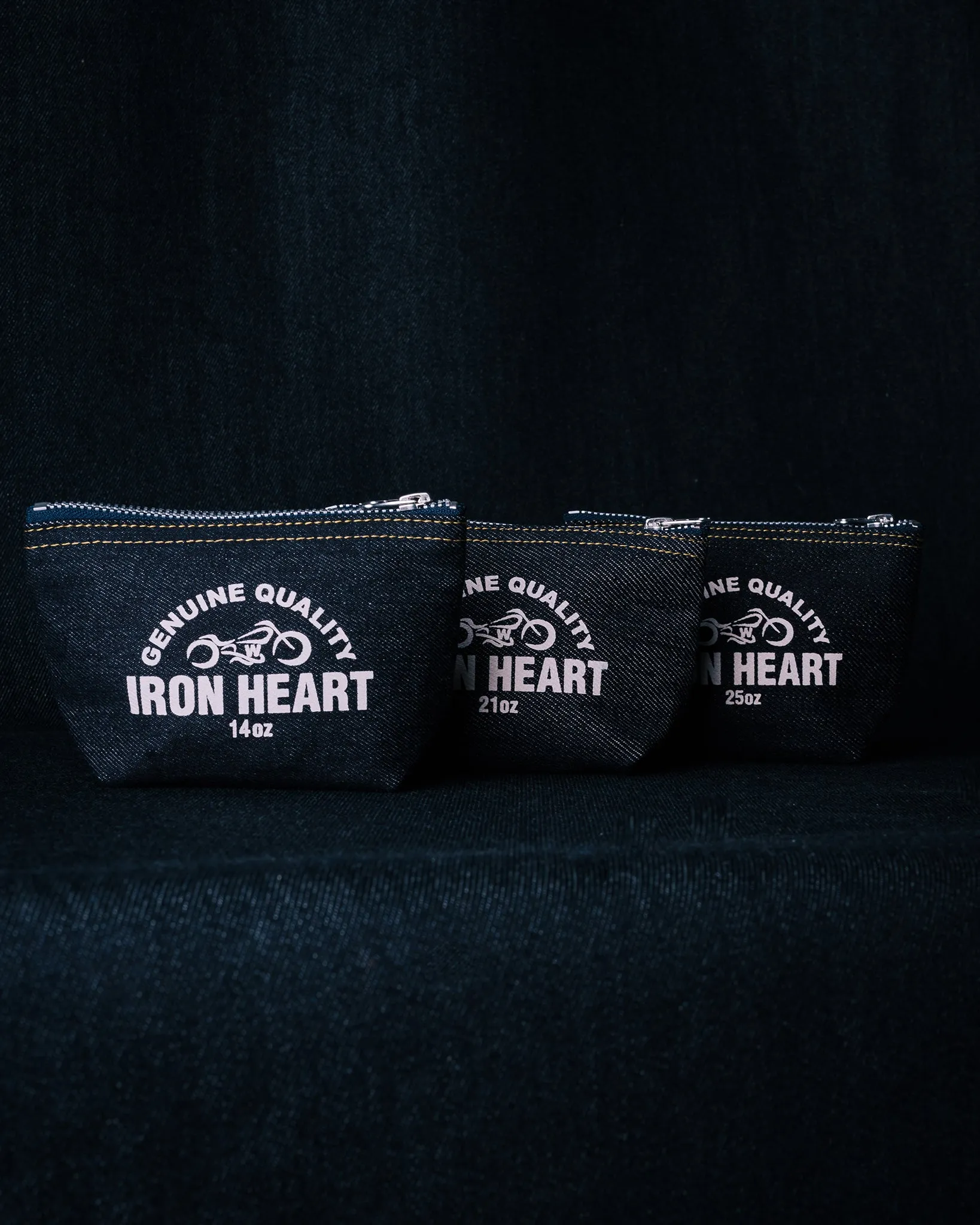 14oz Selvedge Denim Zip-Up Pouch