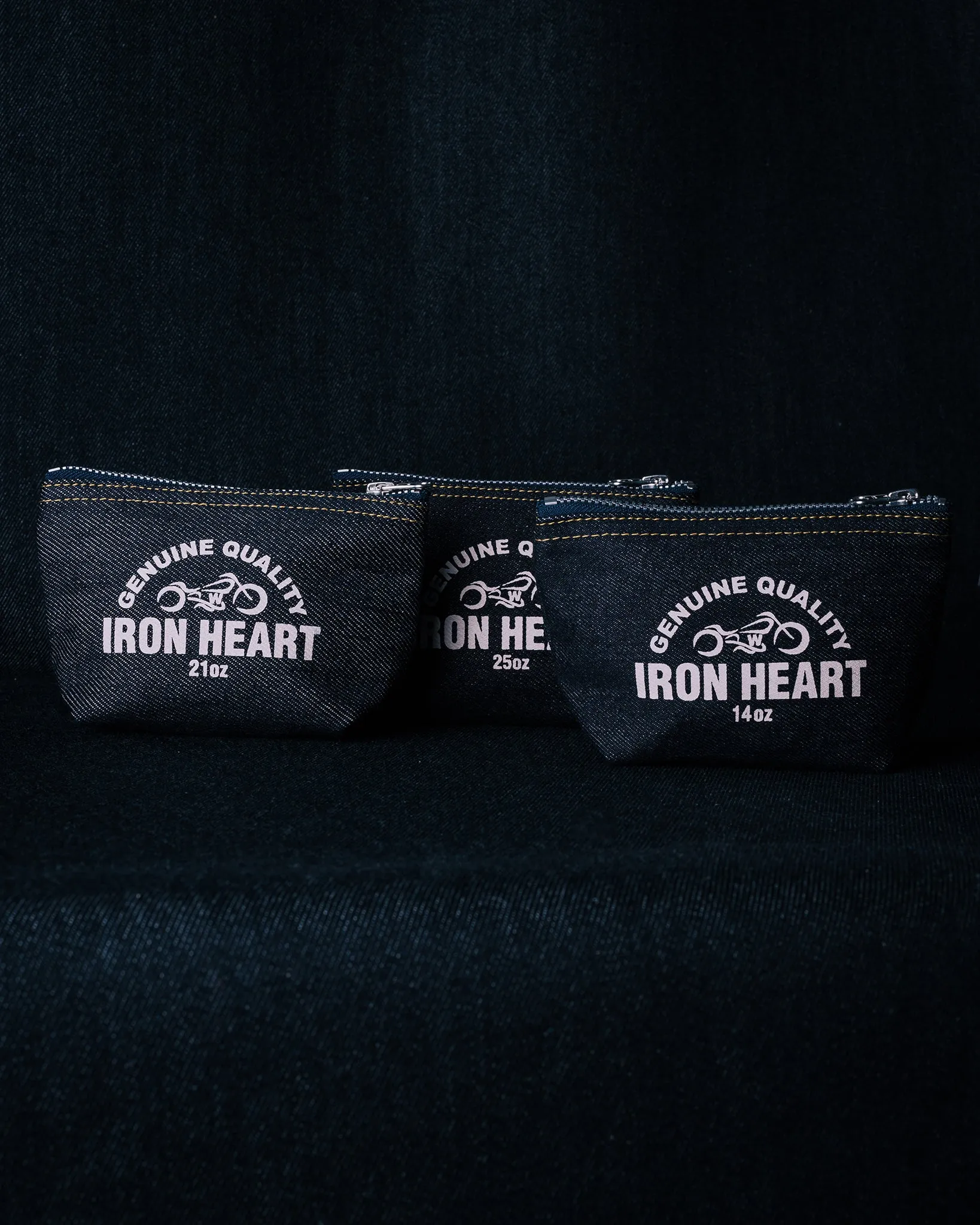 14oz Selvedge Denim Zip-Up Pouch