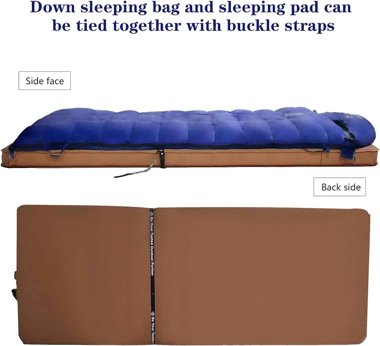 15°F 10°F Duck Down Sleeping Bag for Adults,650 Fill Power,Ultralight Wearable 4 Season Cold Weather Rectangle Sleeping Bag for Camping Hiking,Can be Used as a Down Blanket or Cloak