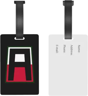 1St Us Army Shoulder Sleeve Insignia Luggage Tags for Suitcases Travel Tags ID Labels for Women Men Travel Bag Luggage Accessories