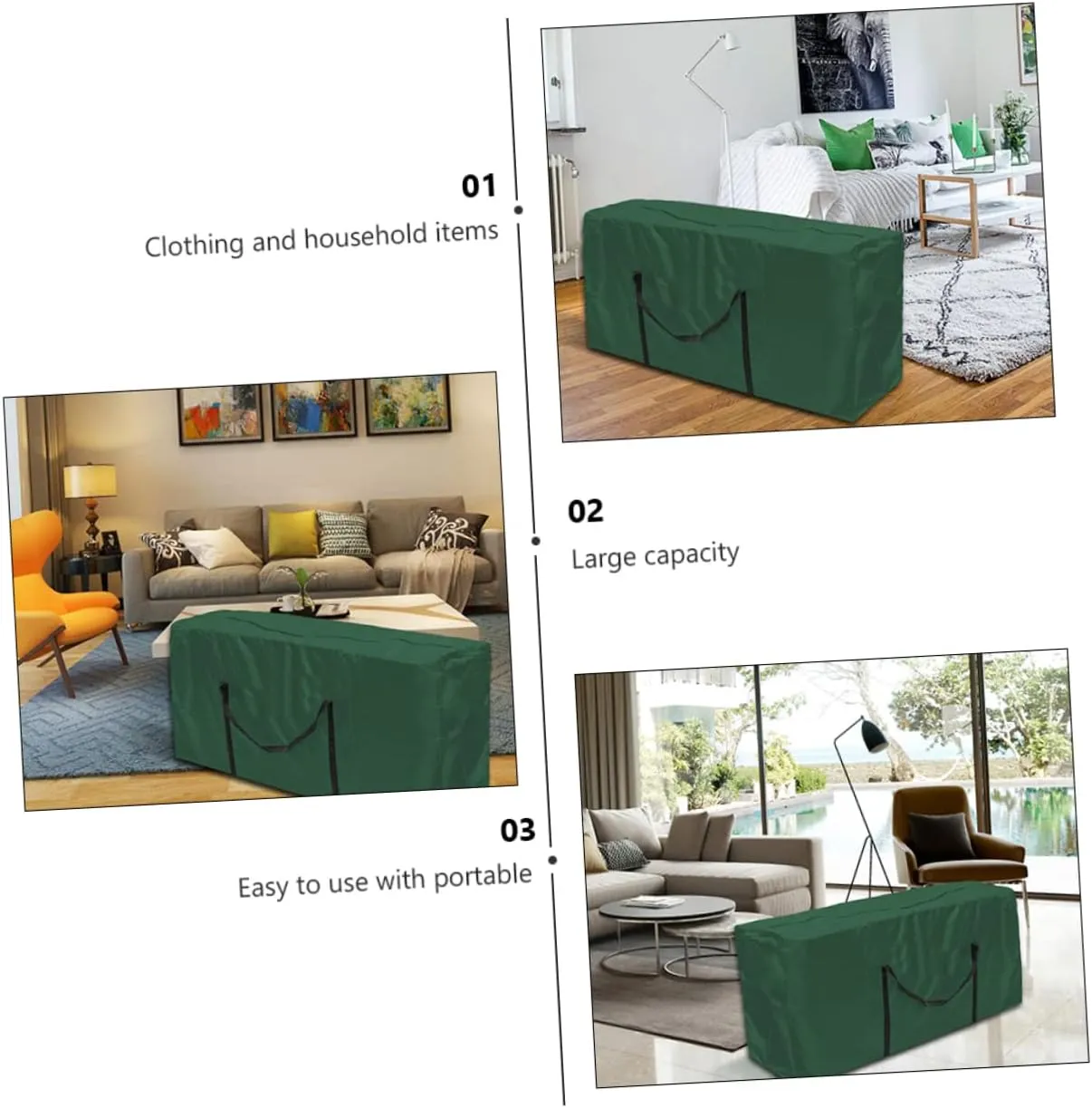 210d Oxford Fabric Couch Cover Dry Bag Small Storage Bag for Outdoor Furniture