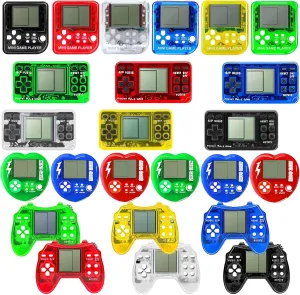 24Pcs Video Game Party Favors, Arcade Video Game Keychain ,Bulk Video Game Party Supplies for Birthday,Valentines Day Gifts,Goodies Bags Stuffer Classroom Prizes