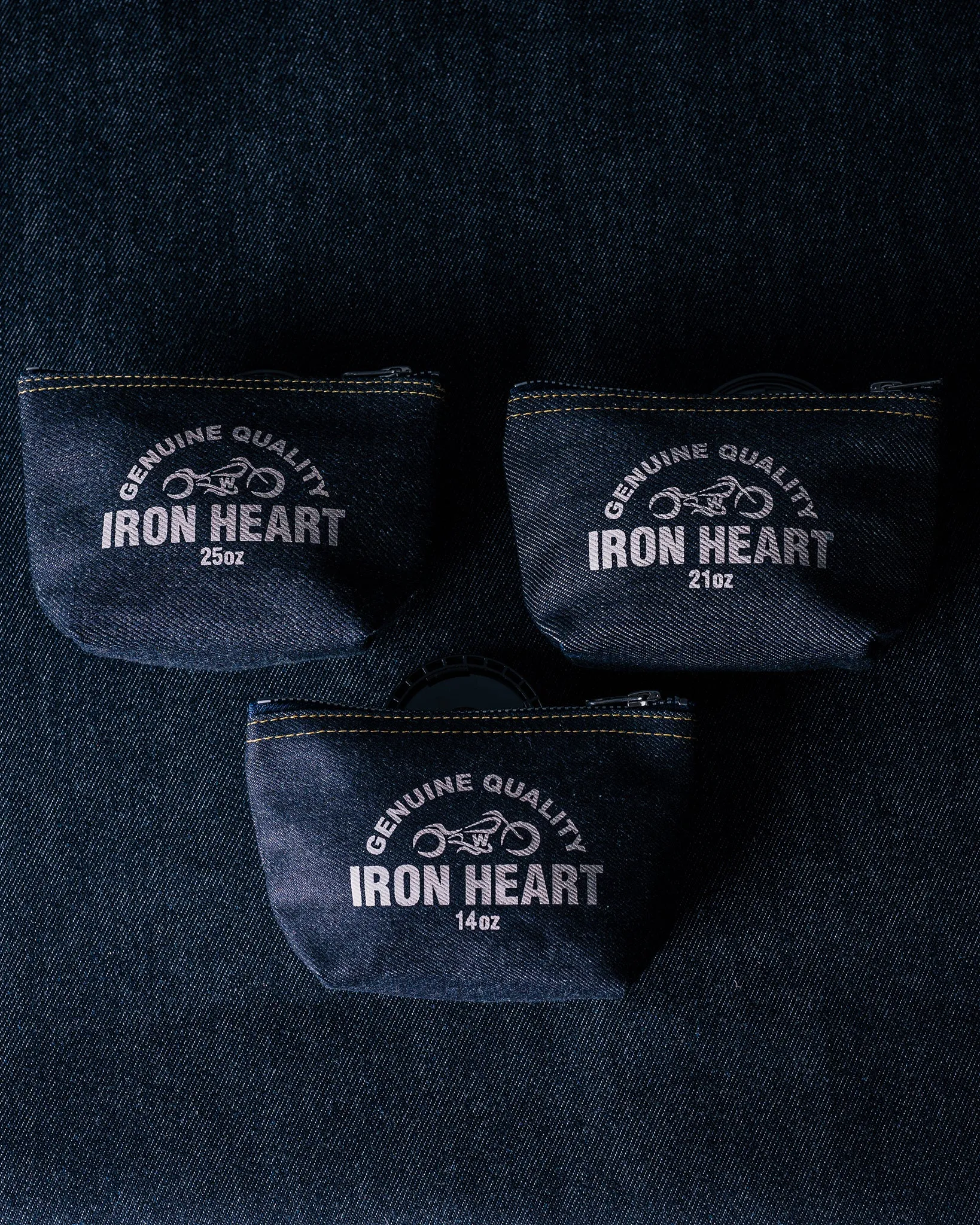 25oz Selvedge Denim Zip-Up Pouch