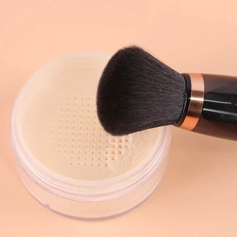 3-in-1 Portable Makeup Brush for Beauty Multifunctional Sponge Powder Brush