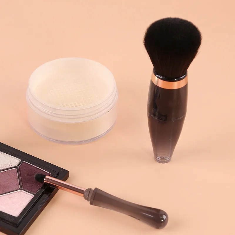 3-in-1 Portable Makeup Brush for Beauty Multifunctional Sponge Powder Brush