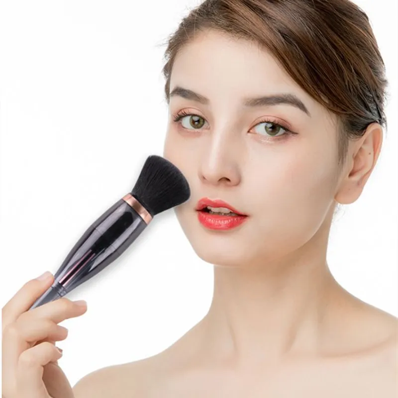 3-in-1 Portable Makeup Brush for Beauty Multifunctional Sponge Powder Brush