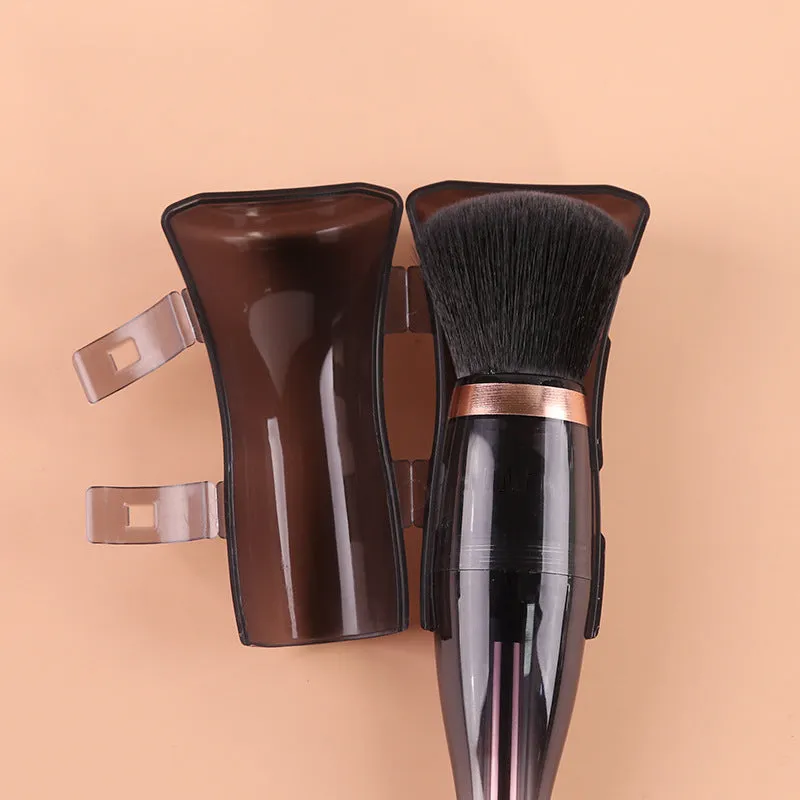 3-in-1 Portable Makeup Brush for Beauty Multifunctional Sponge Powder Brush