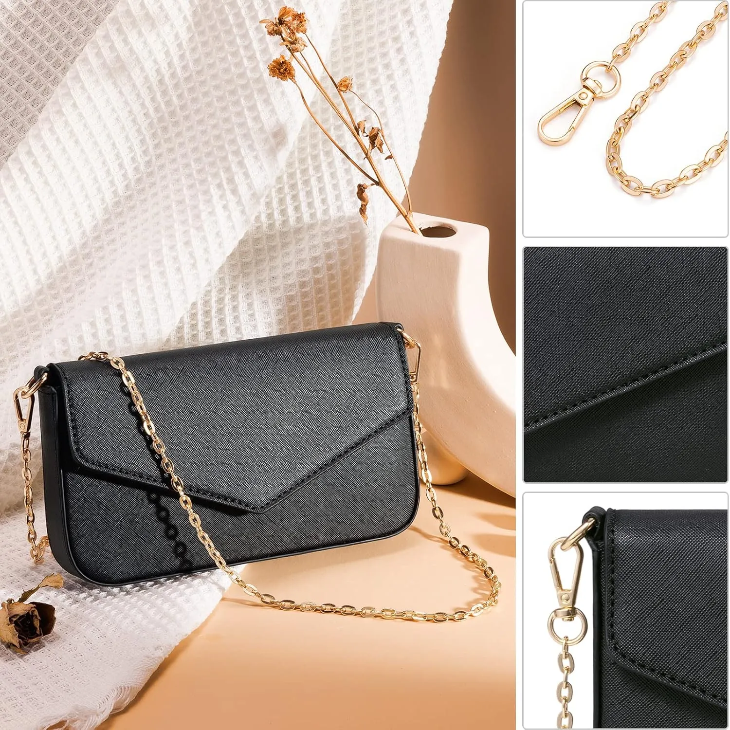 4PCS Women Fashion Handbags Purses Wallet Shoulder Bags Casual Tote Bag Crossbody Bags, Handbag Set Gift for Ladies Girls