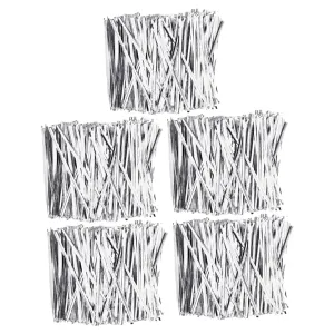 5 Brightly Colored Twist Ties for Present Packaging Heavy Duty Bread Ties for Lollipops Biscuit Bags Pastry Bags for DIY Crafts