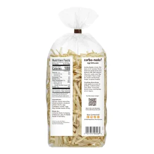 AL DENTE Carba-Nada Egg Fettuccine, Lower Carb, 16g High Protein, Cage Free Eggs, Non-GMO, Artisanal, Homemade Taste & Texture, 10oz Bags (Pack of 4)