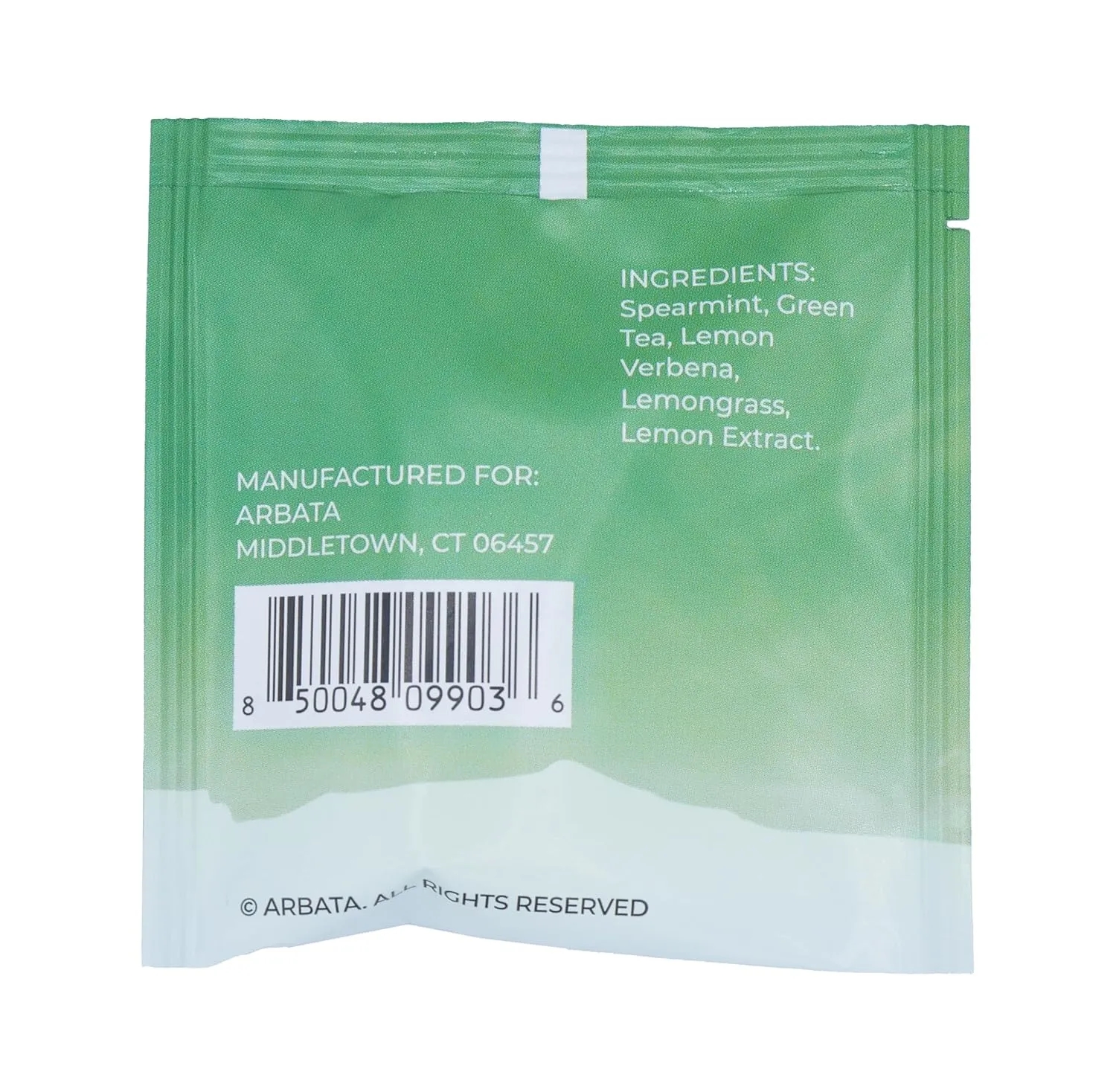Arbata Lemon Mint Tea, 24 Pyramid Tea Bags Caffeinated Tea, Artisinal Green Tea (Lemon Mint)