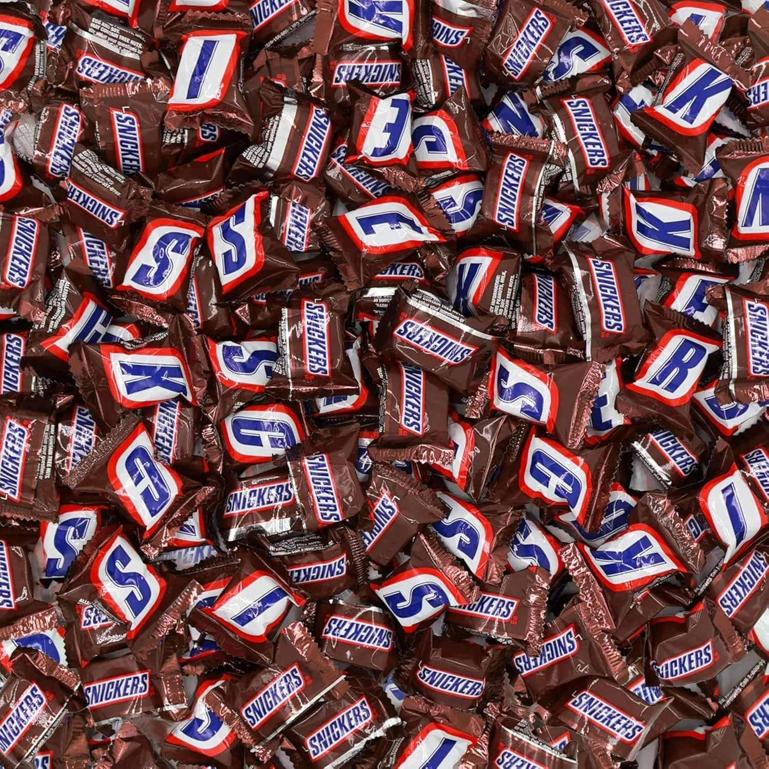 ASSORTIT X Snickers Miniatures Peanut Caramel Chocolate Candy Bars Individually Wrapped Holiday Chocolates Bulk 1.5 Lbs, 75  Pcs Perfect for Trick Or Treat, Parties, Pinata Fillers (24-Oz)