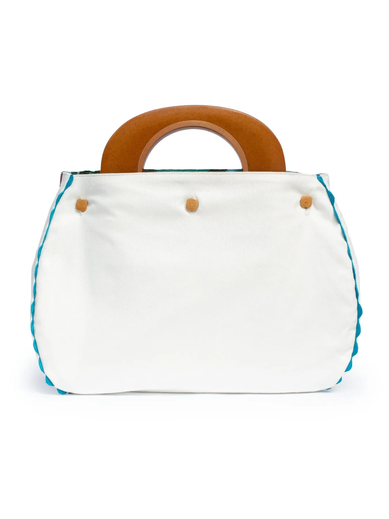 BAG COVER Chickaboom Green & Solid White