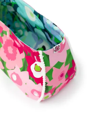 BAG COVER Daffodils Pink and Green & Garden Oasis Blue
