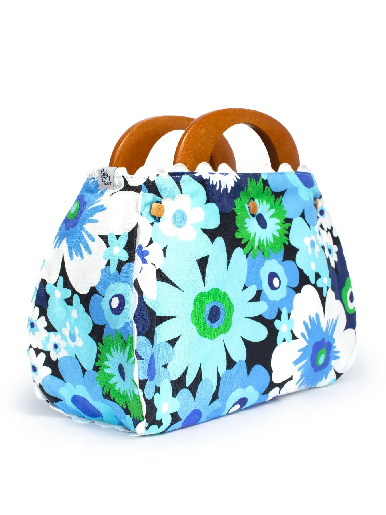 BAG COVER Geo Tulip Blue & Flower Power Blue