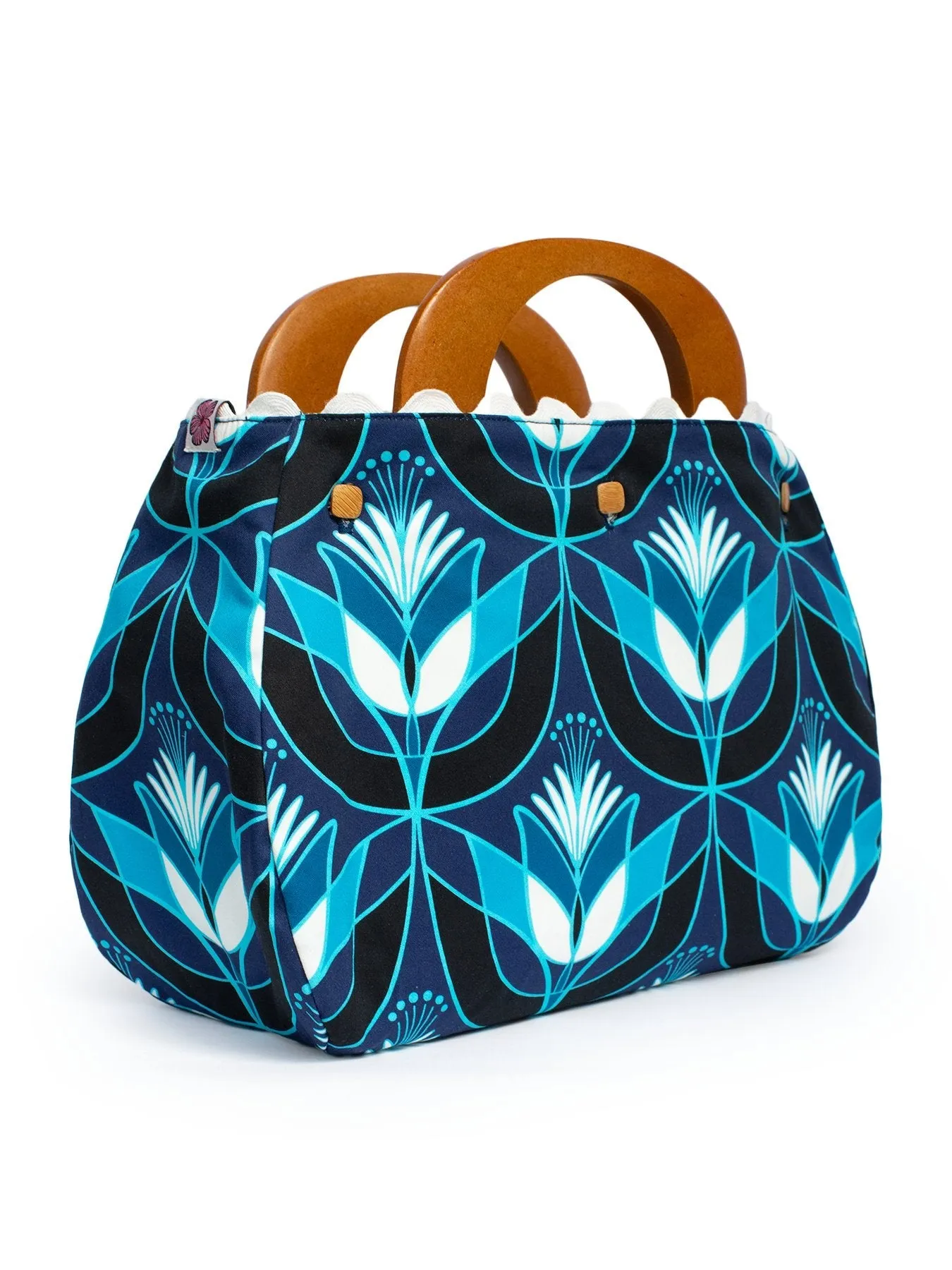 BAG COVER Geo Tulip Blue & Flower Power Blue