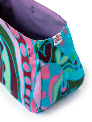 BAG COVER Shakalaka Green and Blue & Iridescent Purple
