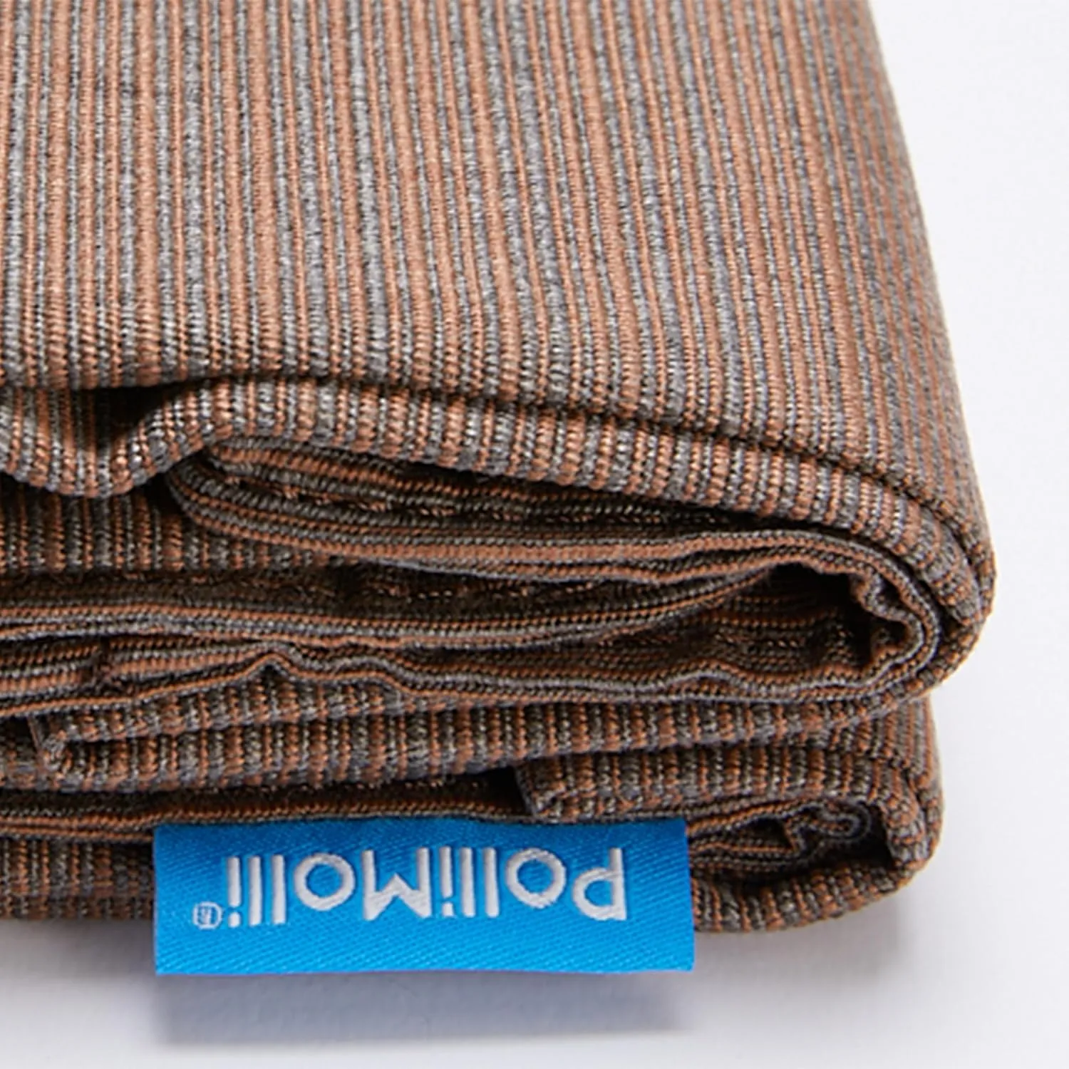 Bean Bag 607R in & Outdoor with Footstool (Cover Only, No Filler) - Removable, Washable, Weatherproof Outdoor Fabric (Cancun Brown)