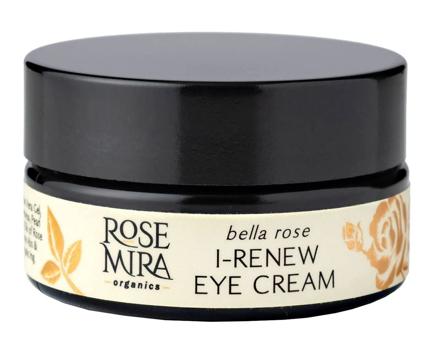 Bella Rose I-Renew Natural Eye Cream - 1 Month Supply - Use for Under Eye Dark Circles Eye Bags and Puffiness, Anti Aging and Anti Wrinkle Eye Cream Organic Rose Essential Oil - Made in USA