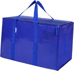 BESPORTBLE Travel Bag Handles Large Capacity Blanket Storage Bag Oxford Fabric Easy Zipper Multi-purpose Storage