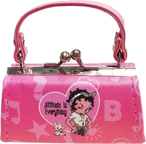 Betty Boop Mini Coin Purse – "Attitude is Everything" – Cute Vintage-Style – Officially Licensed - Charming and Playful Fashion Accessory