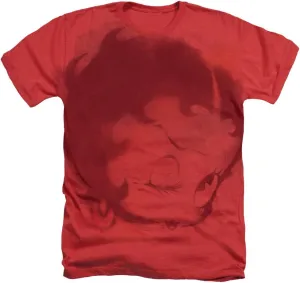 Betty Boop Watercolor Portrait Unisex Adult Sublimated Heather T Shirt