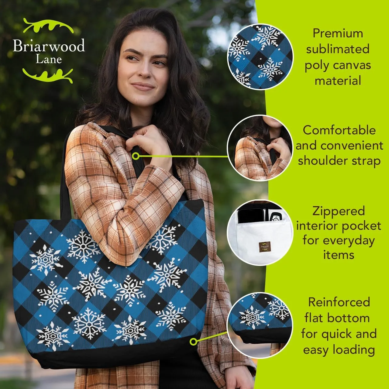 Briarwood Lane Tote Bags 14" x 15" x 7" 2022 Collection