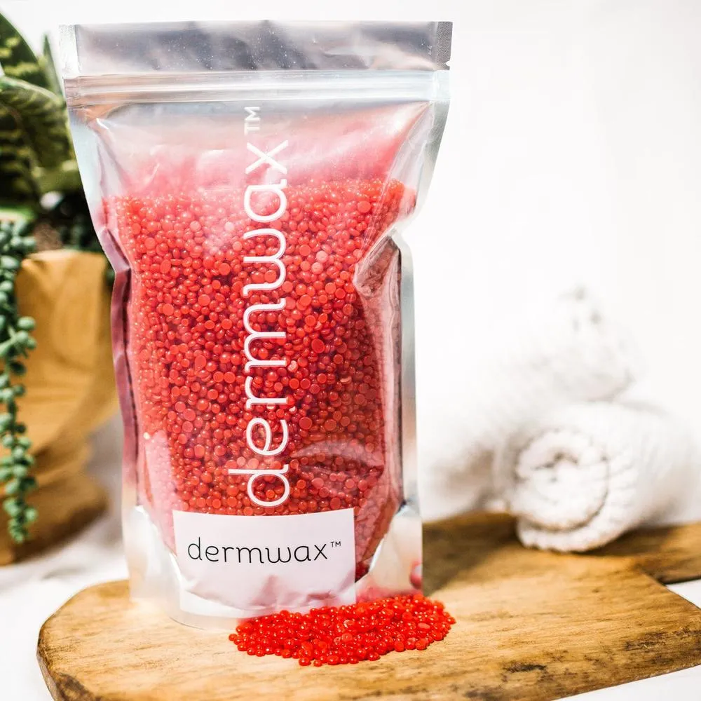 California Red Wax / Hard Wax Beads / 60 Lb. Bag by Dermwax