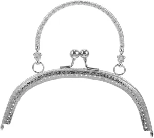 CIMAXIC Retro Vintage Purse Frame Bag Clasp Lock Metal Arch Frame Coin Bag Handle for DIY
