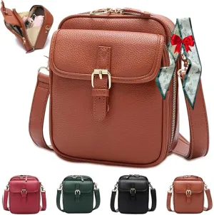 Collaboraten1 Crossbody Leather Bag, Crossbody Leather Bag, 2025 New Vintage Petal Bucket Handbag