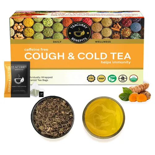 Cough and Cold Tea  - Helps with Sore Throat, Sinus Congestion & Runny Nose