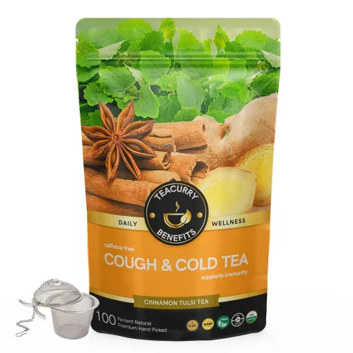 Cough and Cold Tea  - Helps with Sore Throat, Sinus Congestion & Runny Nose