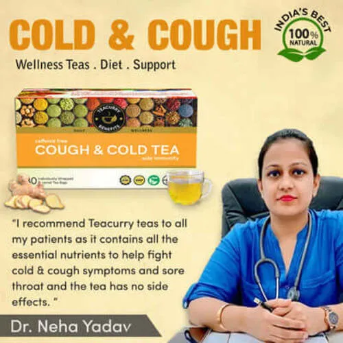 Cough and Cold Tea  - Helps with Sore Throat, Sinus Congestion & Runny Nose
