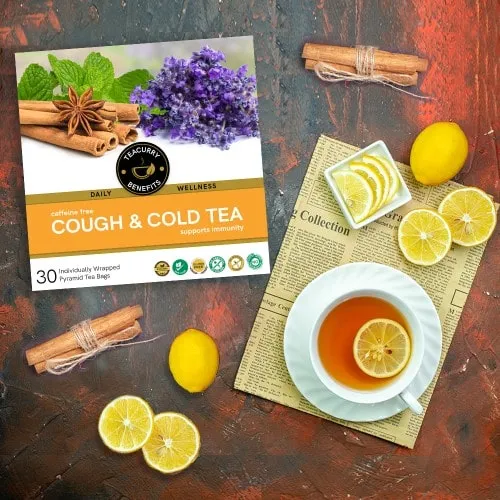 Cough and Cold Tea  - Helps with Sore Throat, Sinus Congestion & Runny Nose