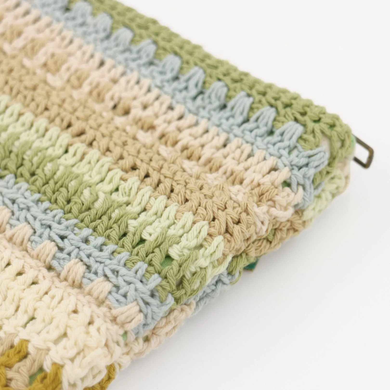 Crochet Purse Clutch Bag | Warm: Light Mix
