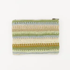 Crochet Purse Clutch Bag | Warm: Light Mix