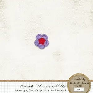 Crocheted Flower Add-On