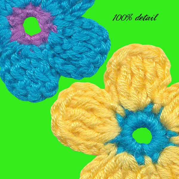 Crocheted Flowers, Volume 04