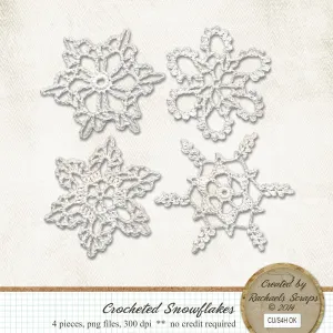 Crocheted Snowflakes, Volume 01