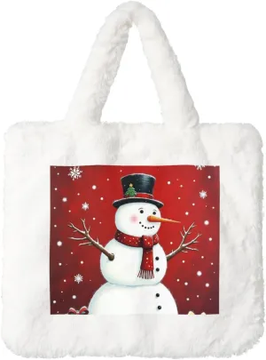 Cute Fuzzy Purse Fluffy Shoulder Bag Plush Furry Tote Bag Aesthetic Purse