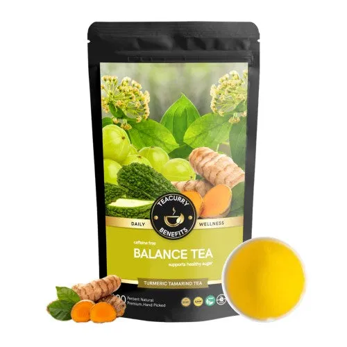 Diabetes Support Tea - Balance Tea with Diet Chart to help with Sugar Levels