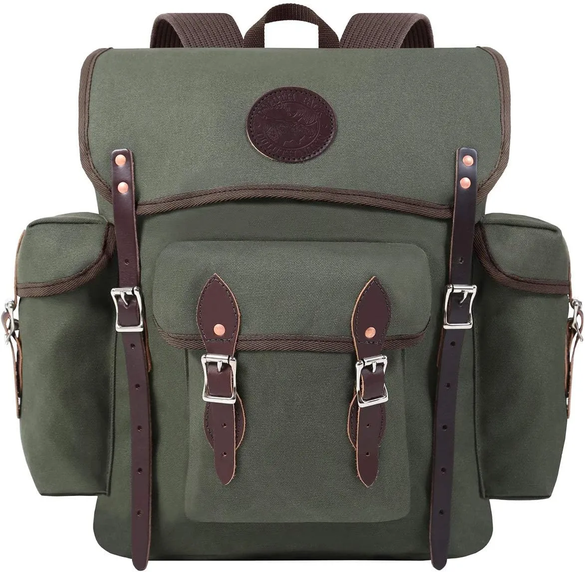 Duluth Pack Wanderer Backpack – Rugged Canvas Hiking Pack for Camping, Outdoor Adventures, Bushcraft, and Everyday Use