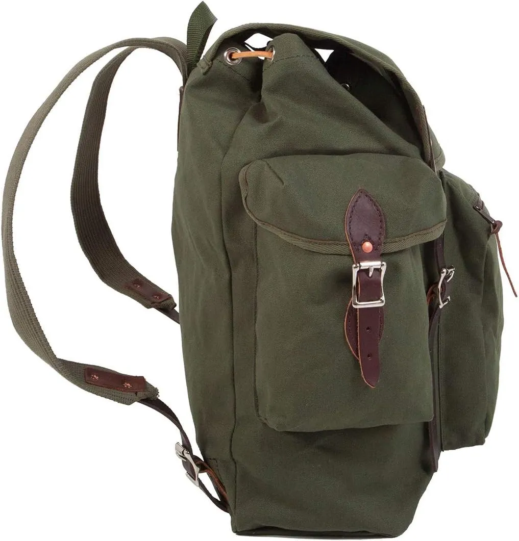 Duluth Pack Wanderer Backpack – Rugged Canvas Hiking Pack for Camping, Outdoor Adventures, Bushcraft, and Everyday Use