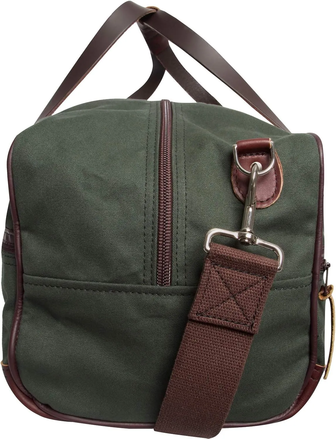 Duluth Pack Weekender Duffel – Rugged 15 oz Canvas Travel Bag with Leather Bottom – Made in USA