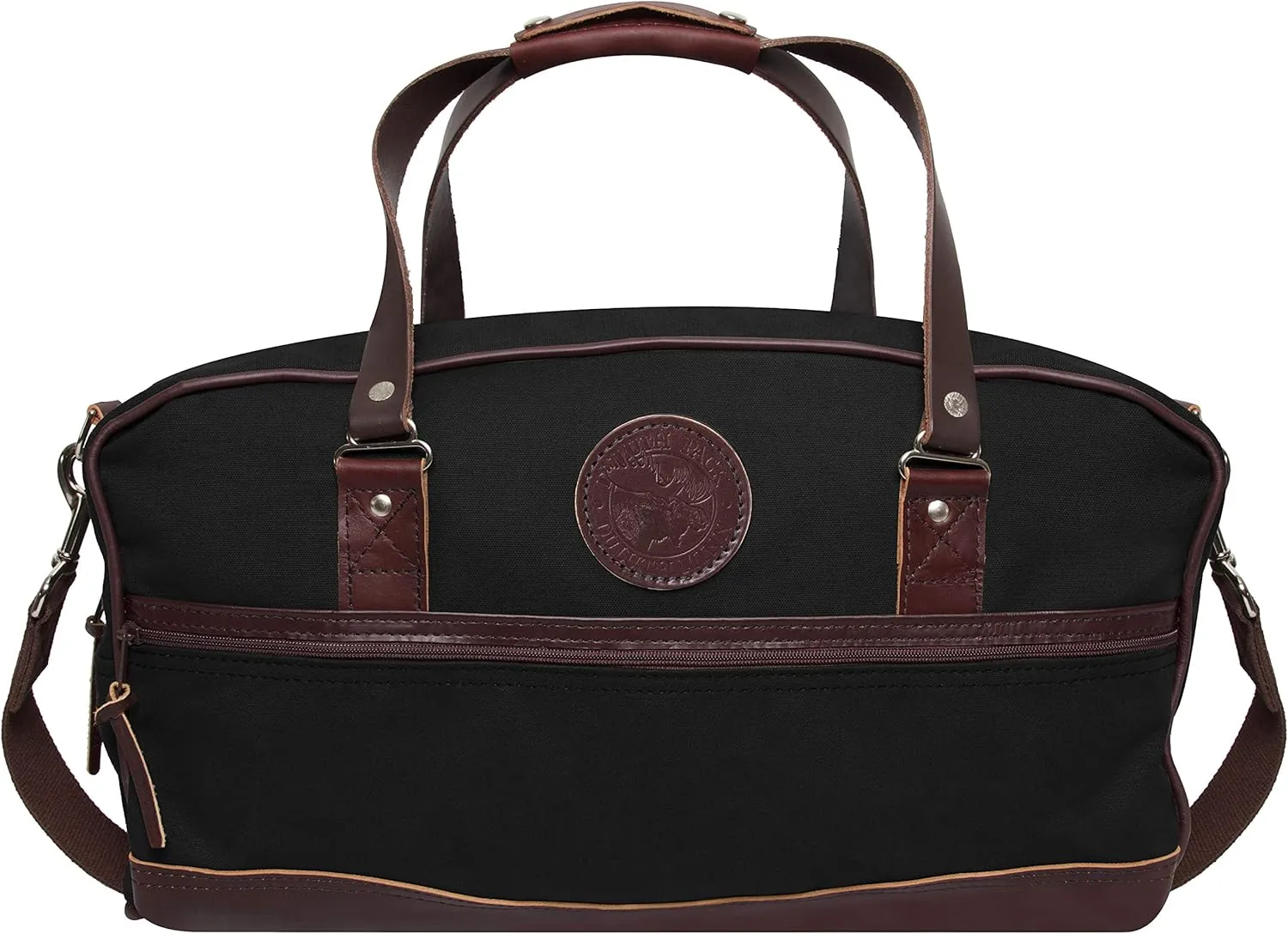 Duluth Pack Weekender Duffel – Rugged 15 oz Canvas Travel Bag with Leather Bottom – Made in USA