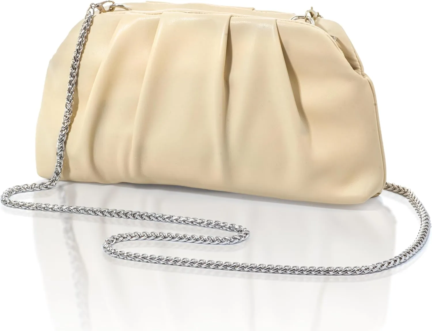 Evening Clutch Bag Solid Color Classic Bridesmaid Bag Bright Color Formal Handbag Suitable for Wedding/Prom/Black Tie Events