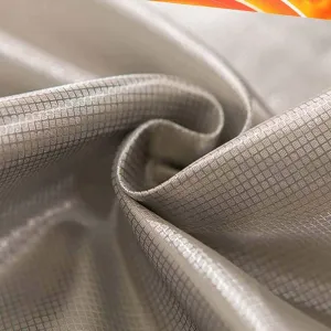 Faraday Fabric Conductive DIY Cloth Copper/Nickle Faraday Cage DIY Fabric for Smart Meters Prevent from Radiation/Singal/WiFi/Shields RF Signals,silver-5x1.1m