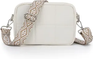 Fecialy Quilted Crossbody Bags for Women Lightweight Puffer Shoulder Bag Design Travel Puffer Tote Bag